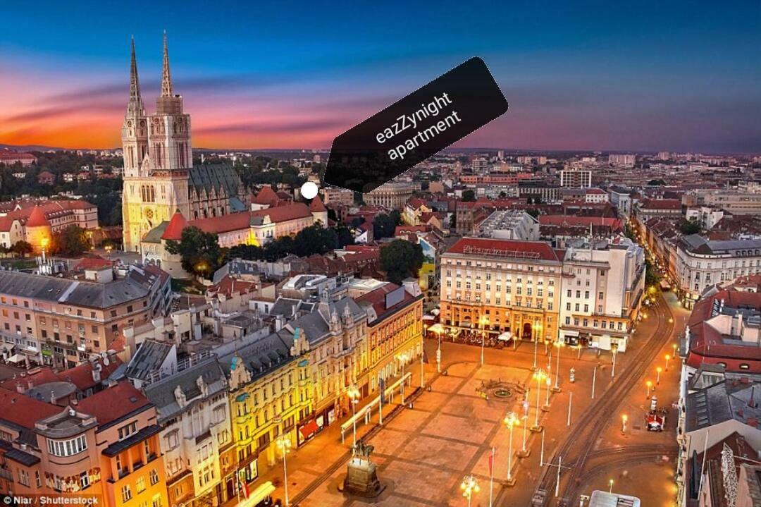 Eazzynight Center Apartment Zagreb Exteriör bild